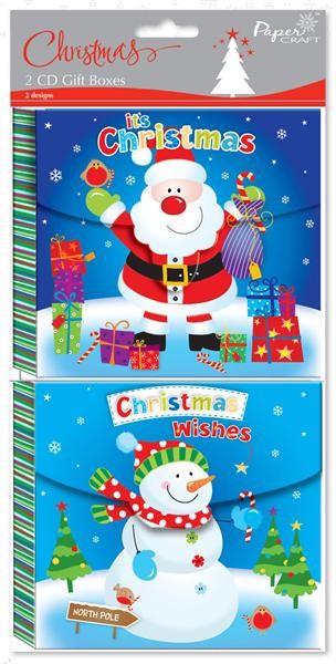 Cutie pentru CD om de zapada/MosCraciun