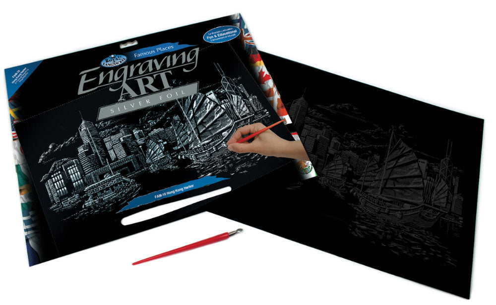 Set gravura - locuri celebre Hong Kong