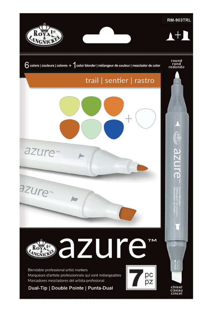 Set 7 markere Royal & Langnickel Azure Trail color