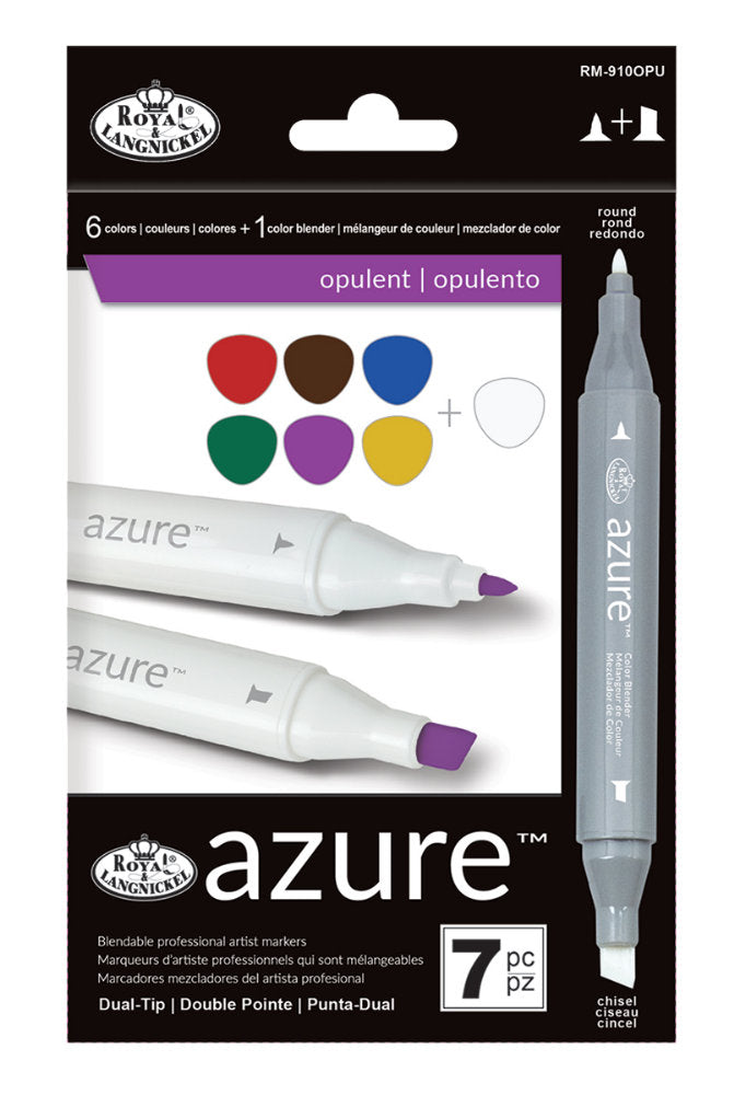Set 7 markere Royal & Langnickel Azure Culori opulente