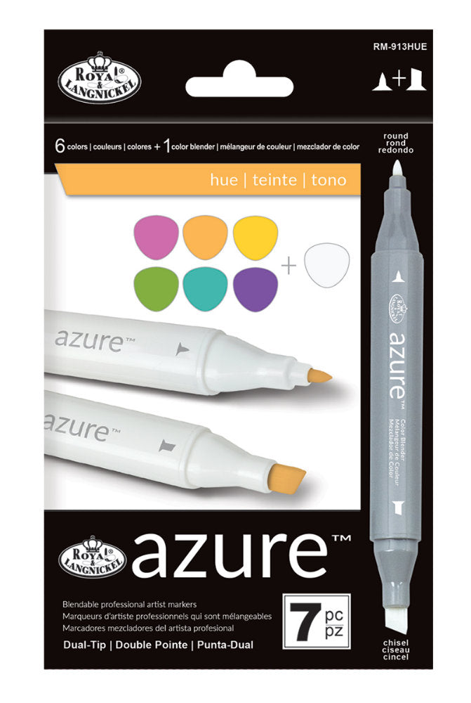 Set 7 markere Royal & Langnickel Azure Nuante