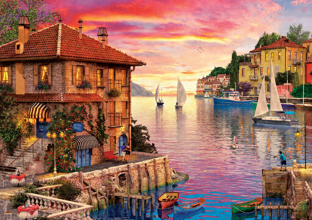 Puzzle 1500 piese - The Mediterranean Harbour