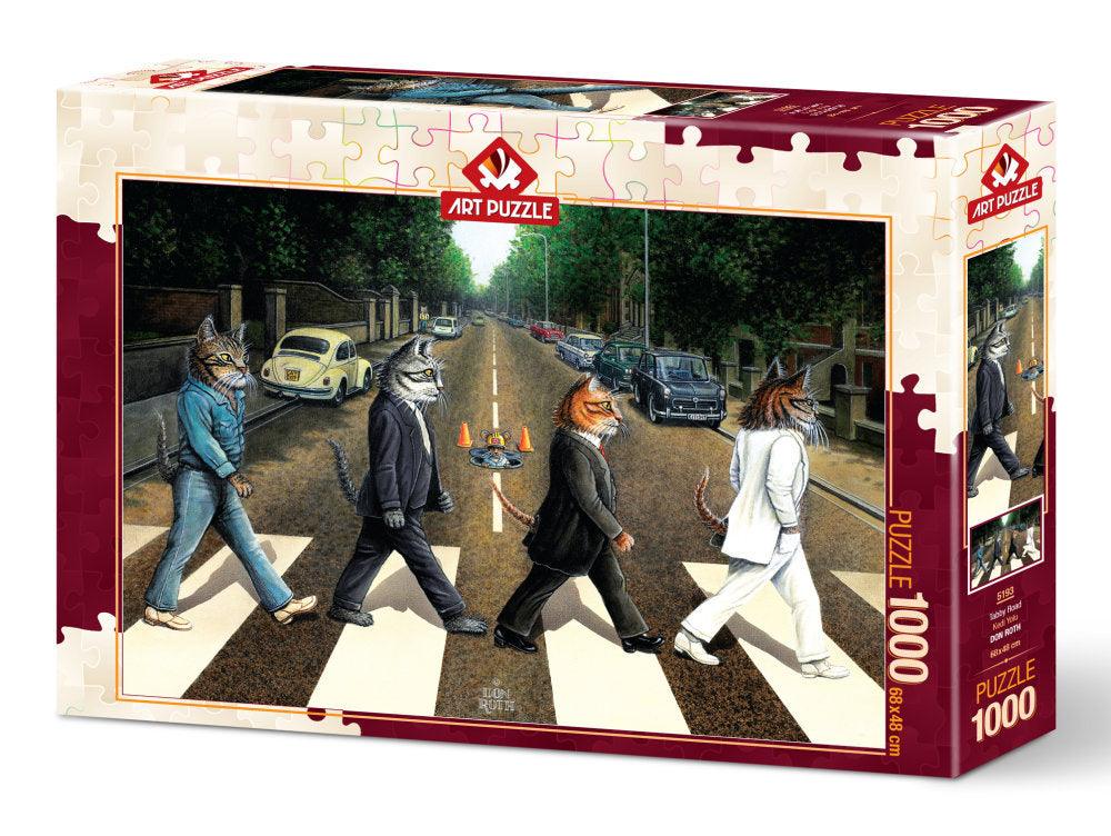Puzzle 1000 piese - Tabby Road - Nitzi.ro