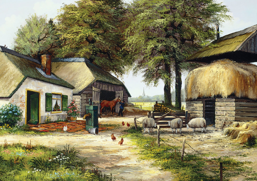 Puzzle 1000 piese Homestead