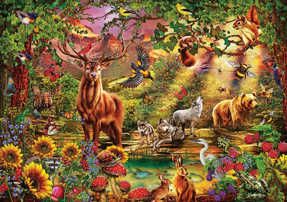 Puzzle 1000 piese - Magic Forest - Nitzi.ro