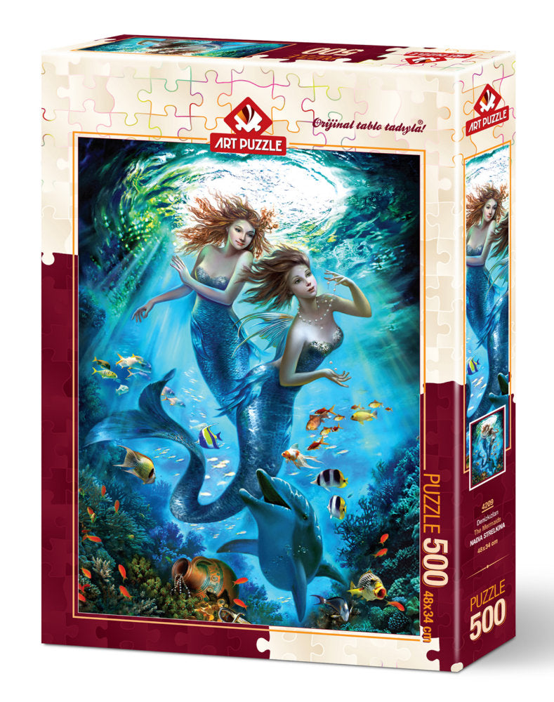 Puzzle 500 piese - The Mermaids-Nadia Strelkina