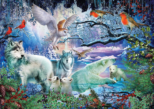 Puzzle 500 piese - Glacier Forest-Ciro Marchetti