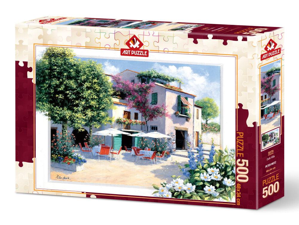 Puzzle 500 piese - Cafe Villa-Peter Motz