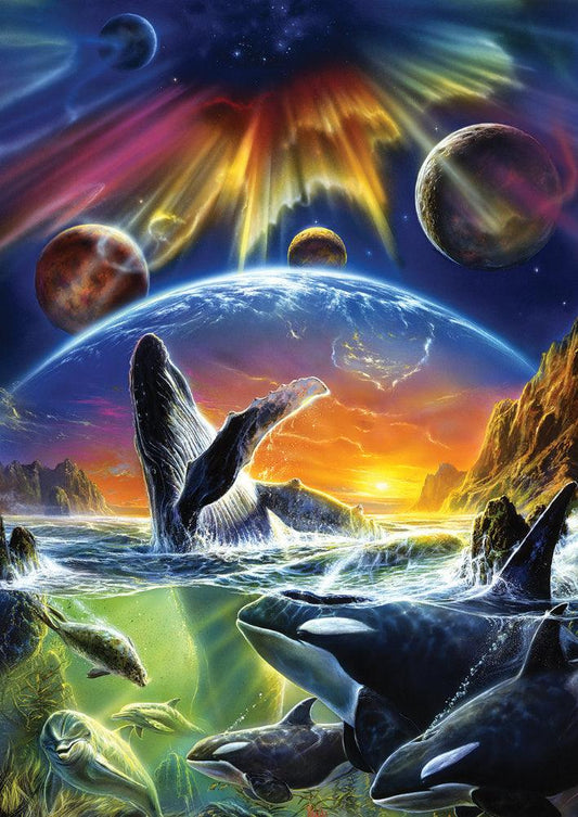 Puzzle 500 piese - Orca Aurora-Bob Eggleton