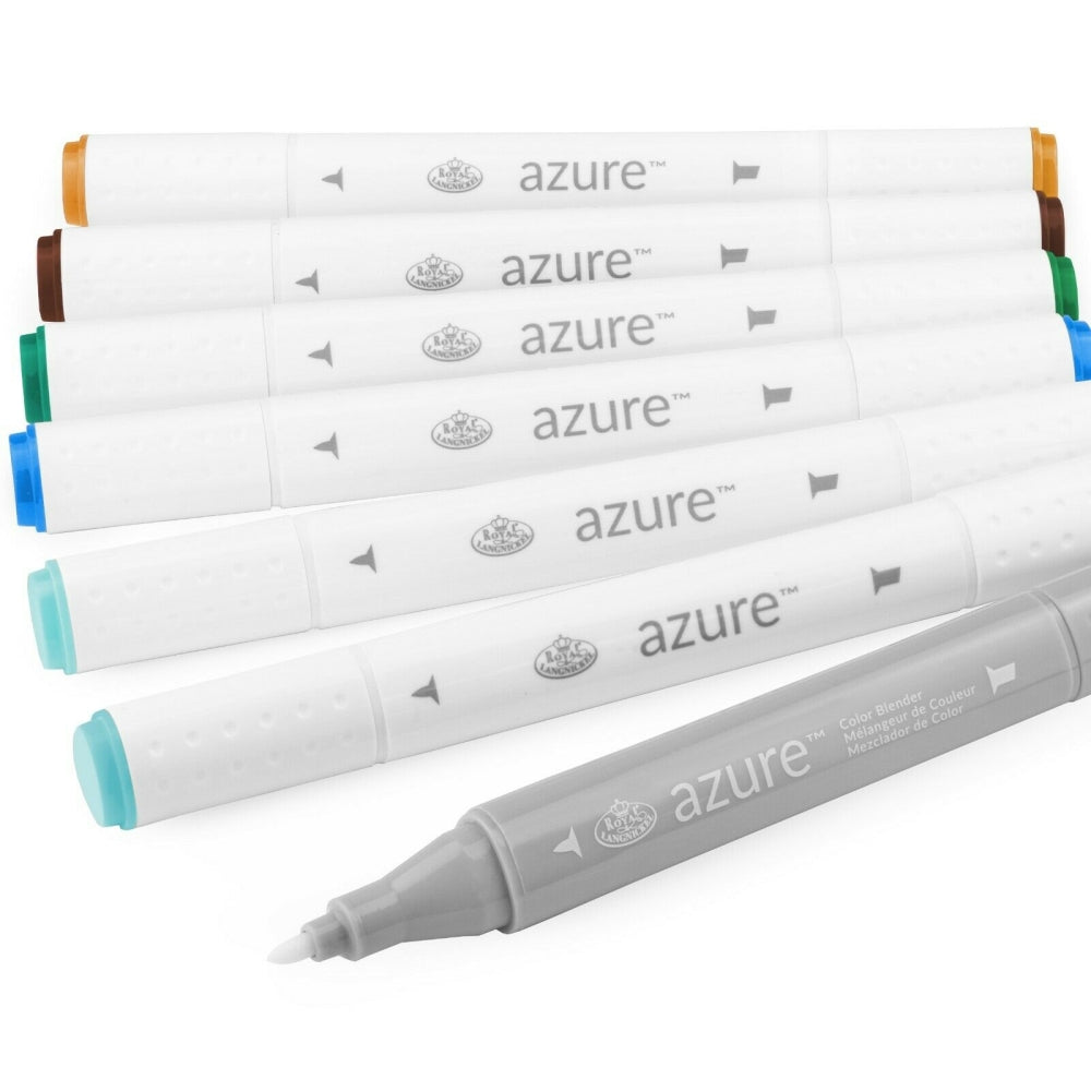 Set 7 markere Royal & Langnickel Azure Culori metrina