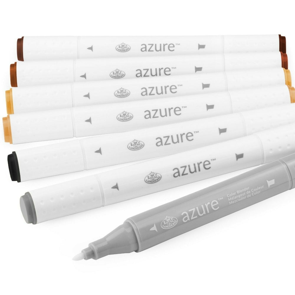 Set 7 markere Royal & Langnickel Azure Culori rustice