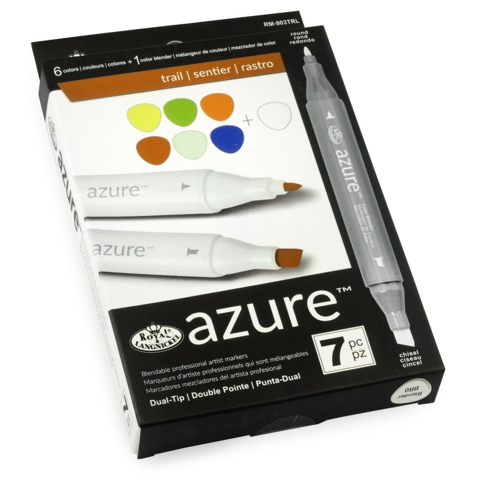 Set 7 markere Royal & Langnickel Azure Trail color