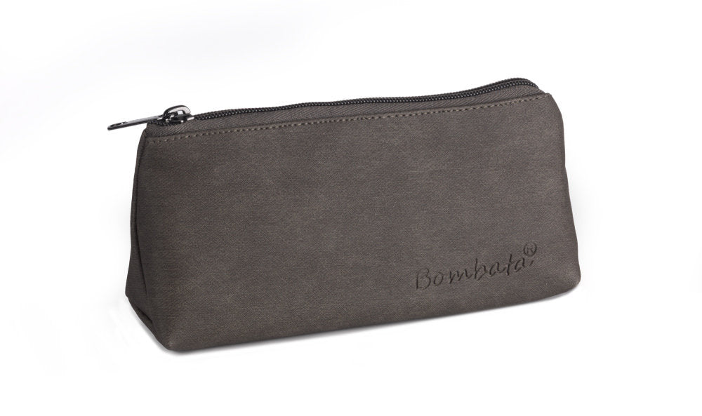 Penar lux Bombata triunghiular Denim -Maron
