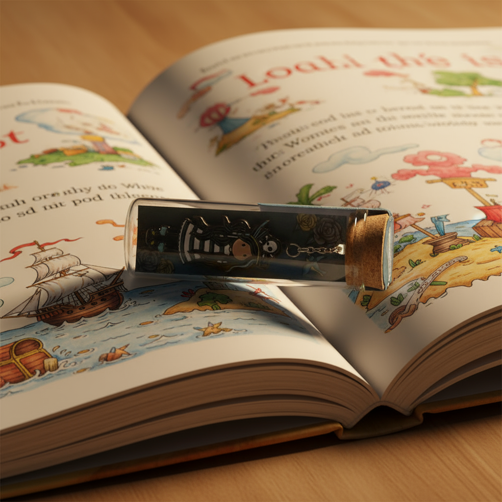 Semn Carte metalic Gorjuss Black Pearl