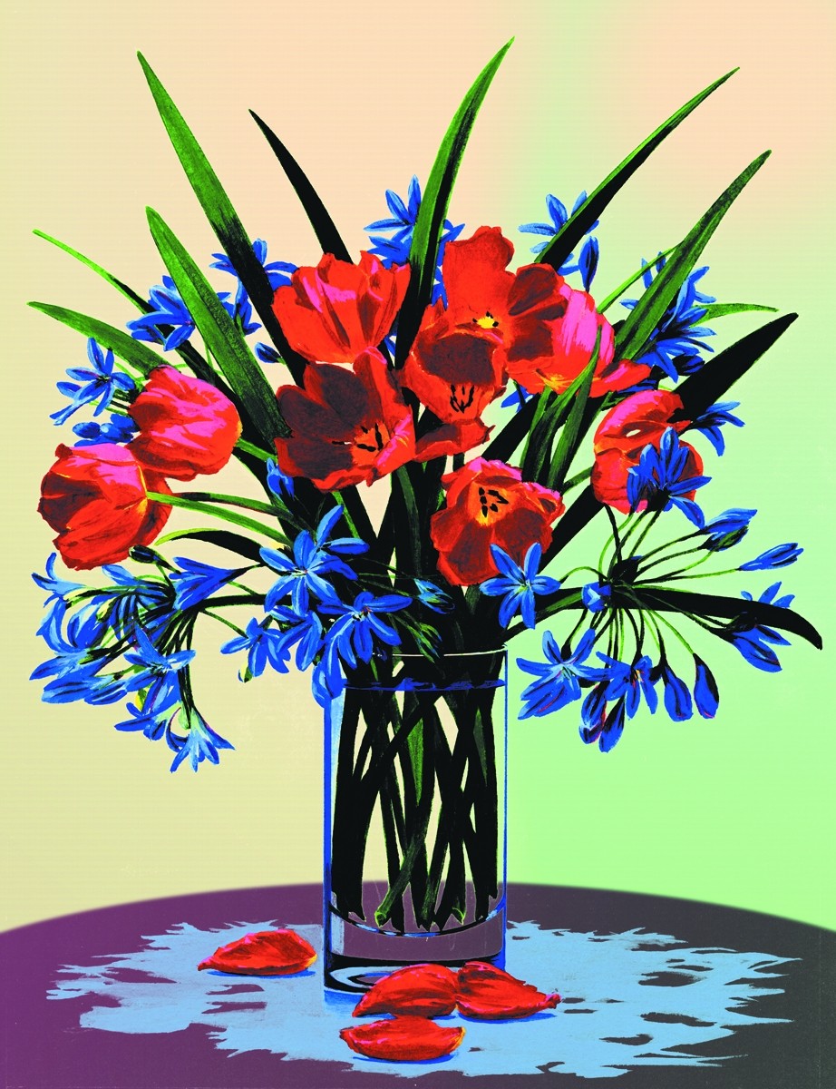Pictura pe panza 23x31x2 5 cm - stil floral
