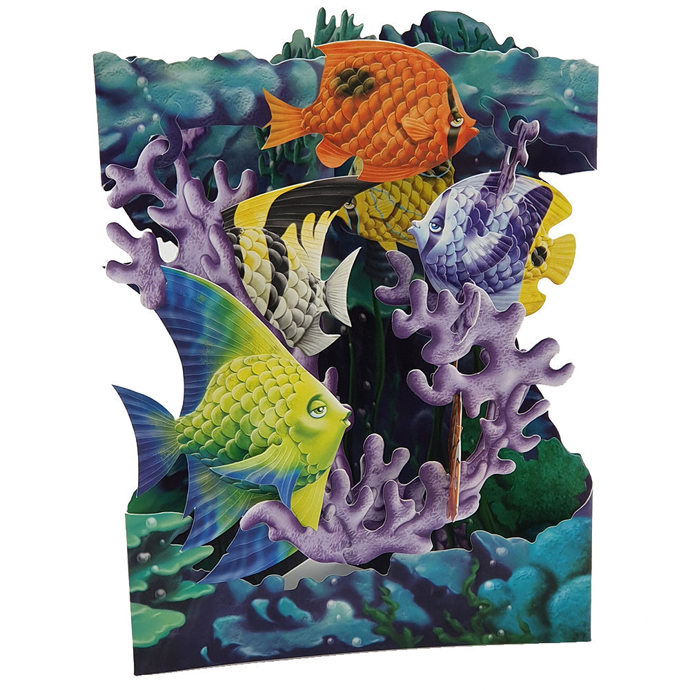 Felicitare 3D Swing Cards - Viata marina