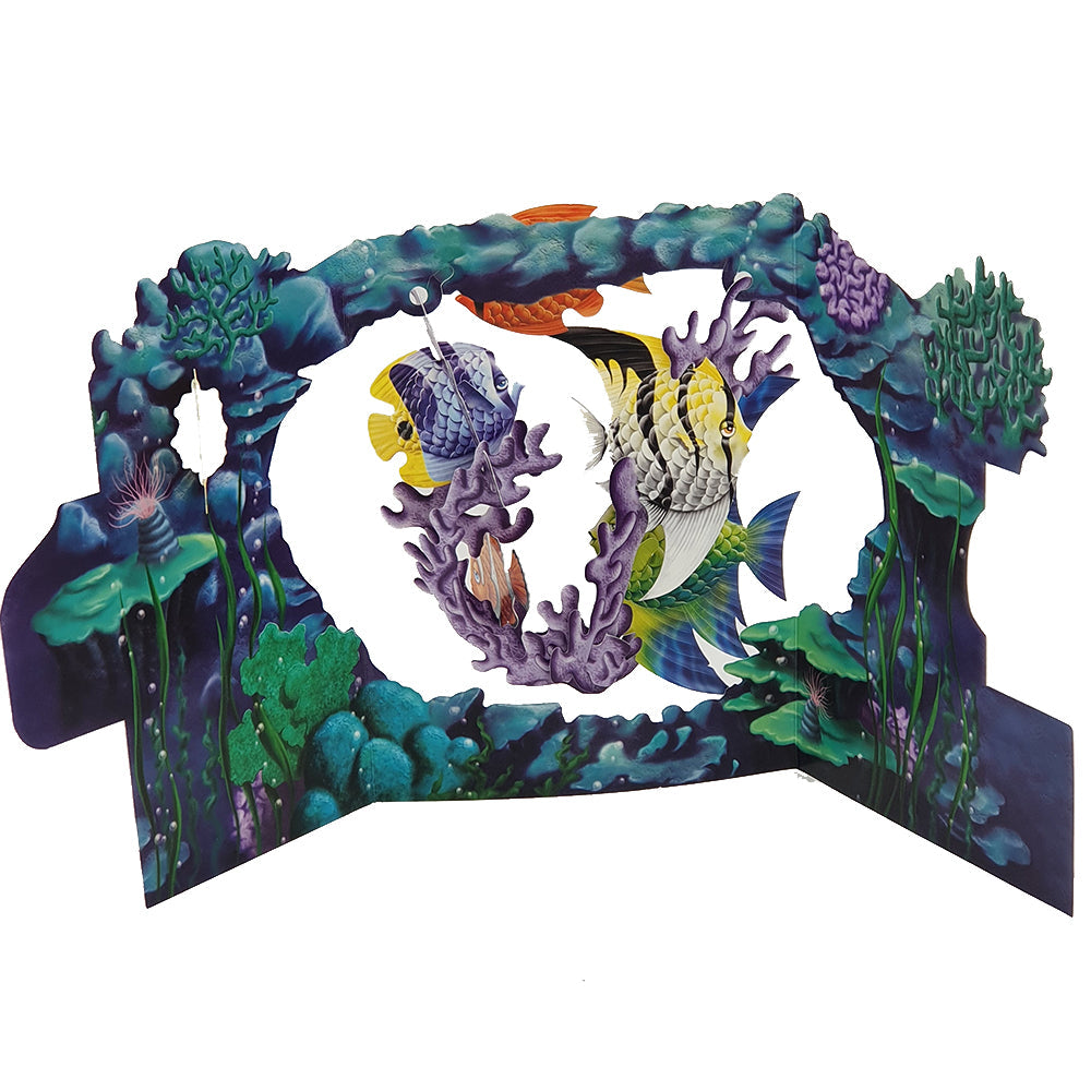Felicitare 3D Swing Cards - Viata marina