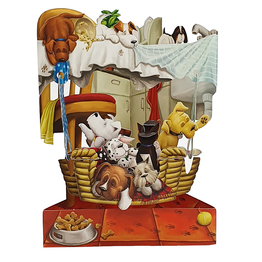 Felicitare 3D Swing Cards - Catelusi
