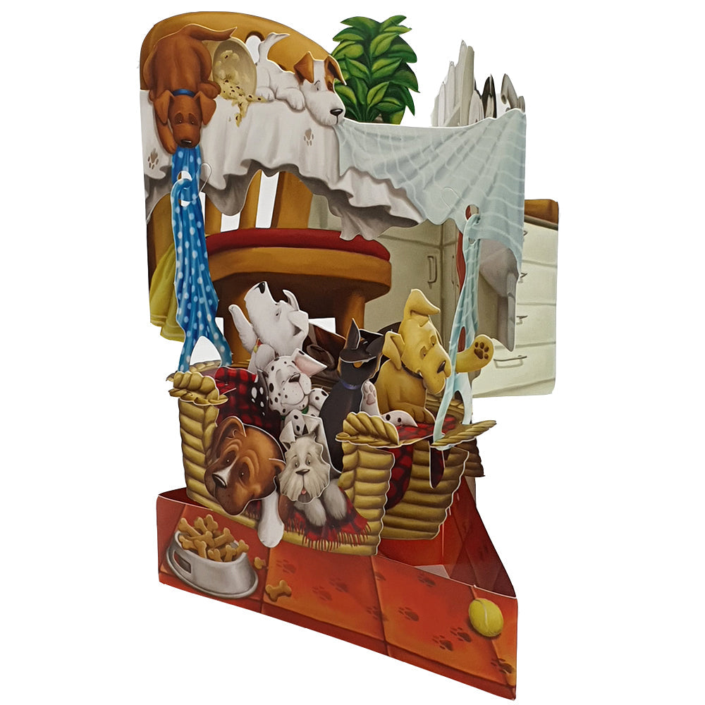 Felicitare 3D Swing Cards - Catelusi