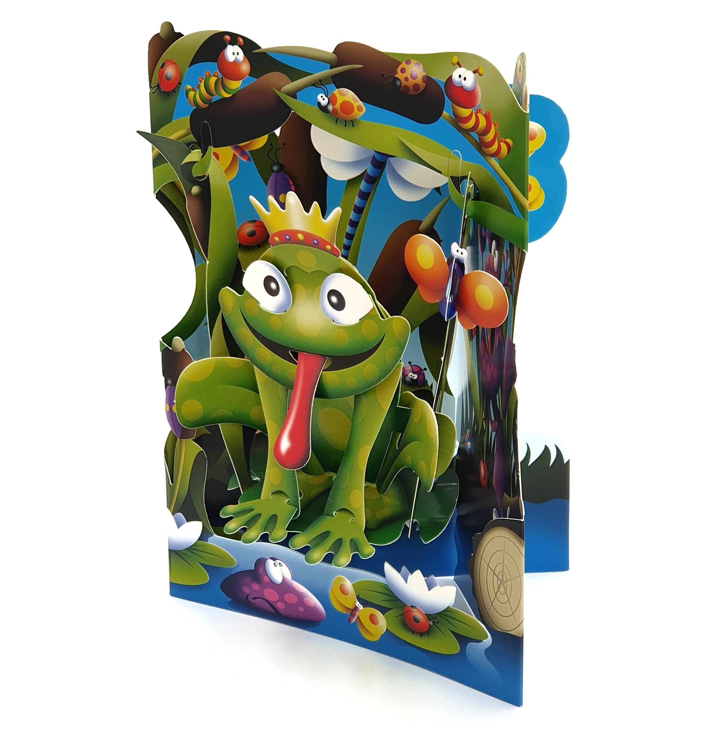 Felicitare 3D Swing Cards - Broasca