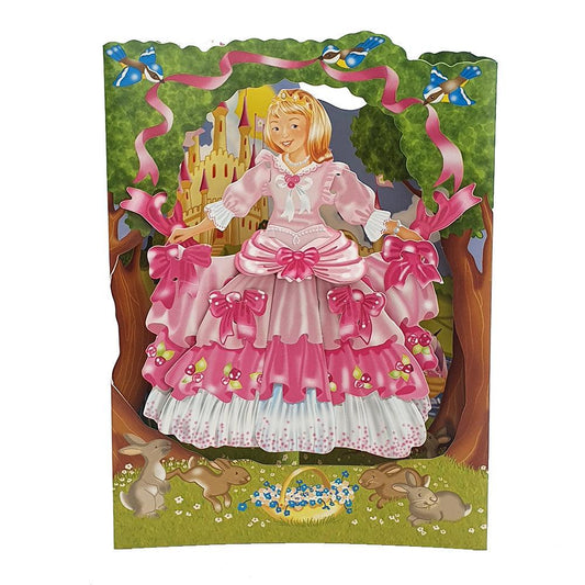 Felicitarea 3D Swing Cards Printesa - Nitzi.ro
