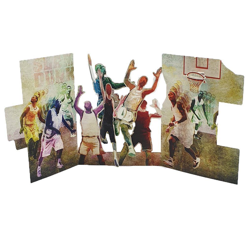 Felicitare 3D Swing Cards - Baschet