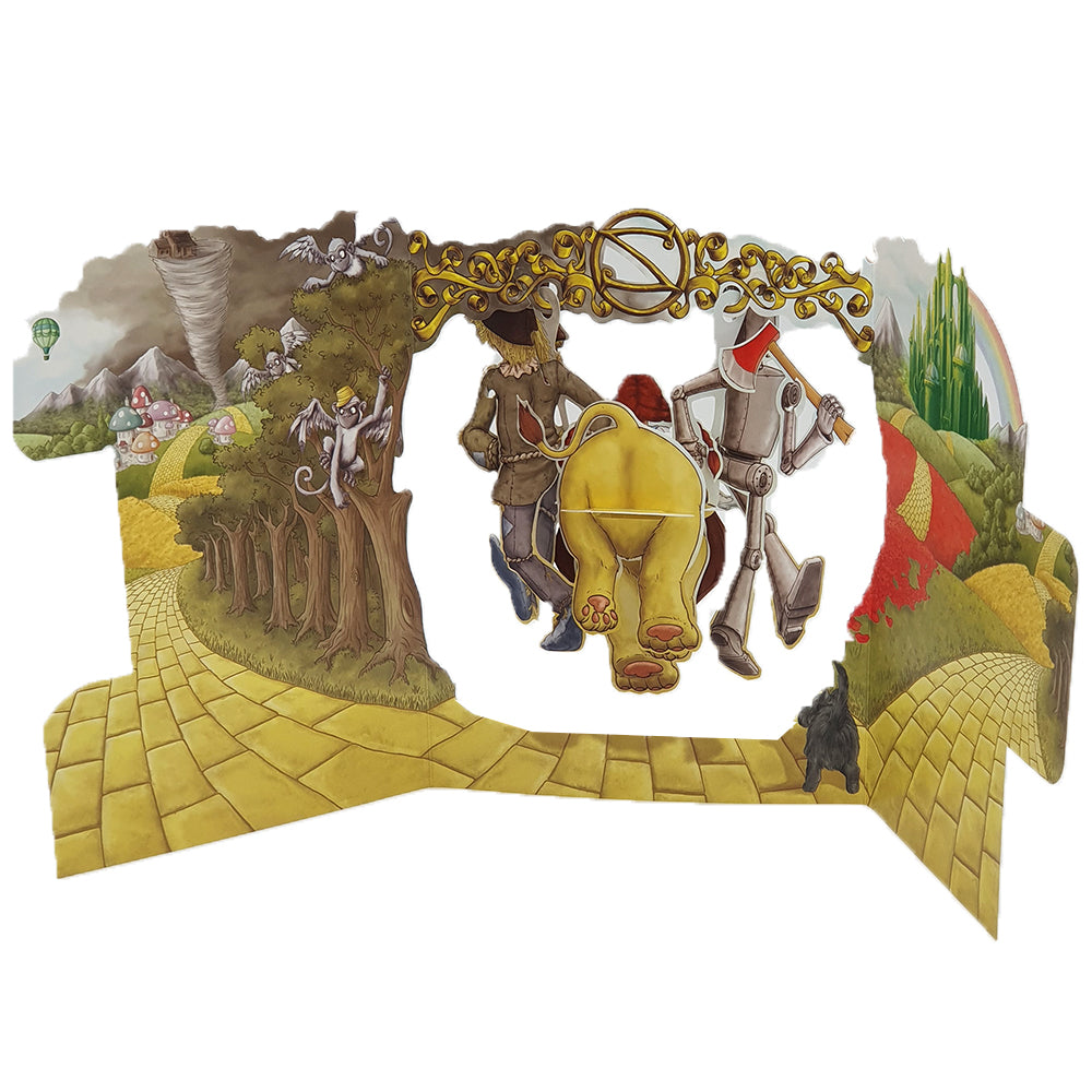Felicitare 3D Swing Cards - Vrajitorul din Oz