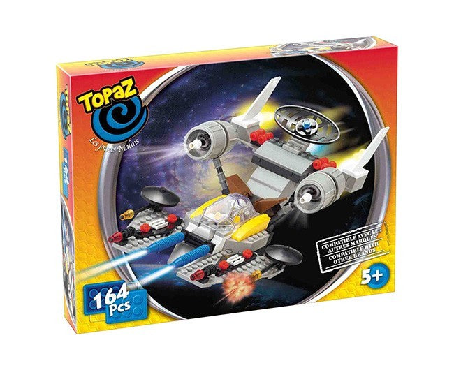 Set de construit tip lego-Nava spatiala de patrulare-164 piese