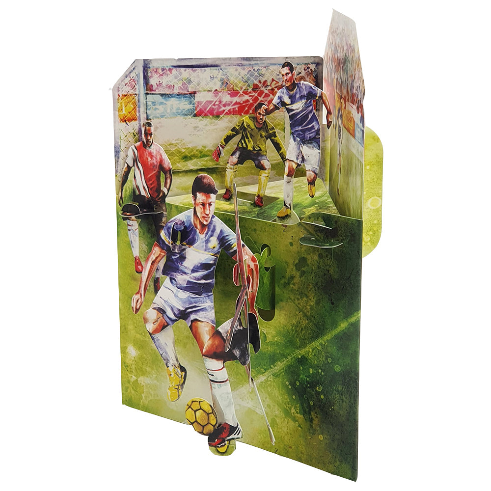 Felicitare 3D Swing Cards Fotbal