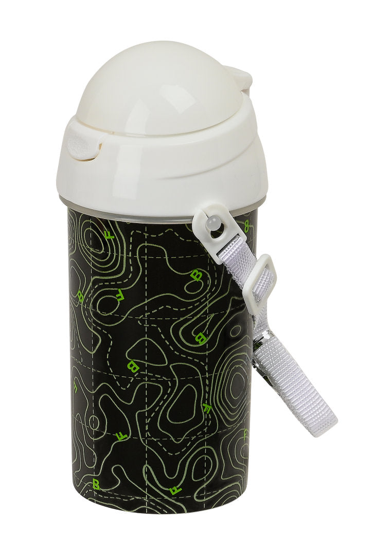 Sticla apa plastic 500 ml BlackFit8 Topography