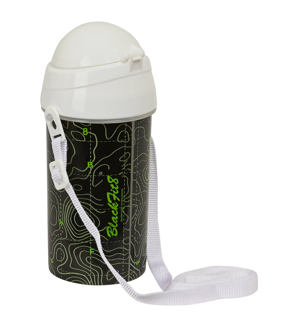 Sticla apa plastic 500 ml BlackFit8 Topography