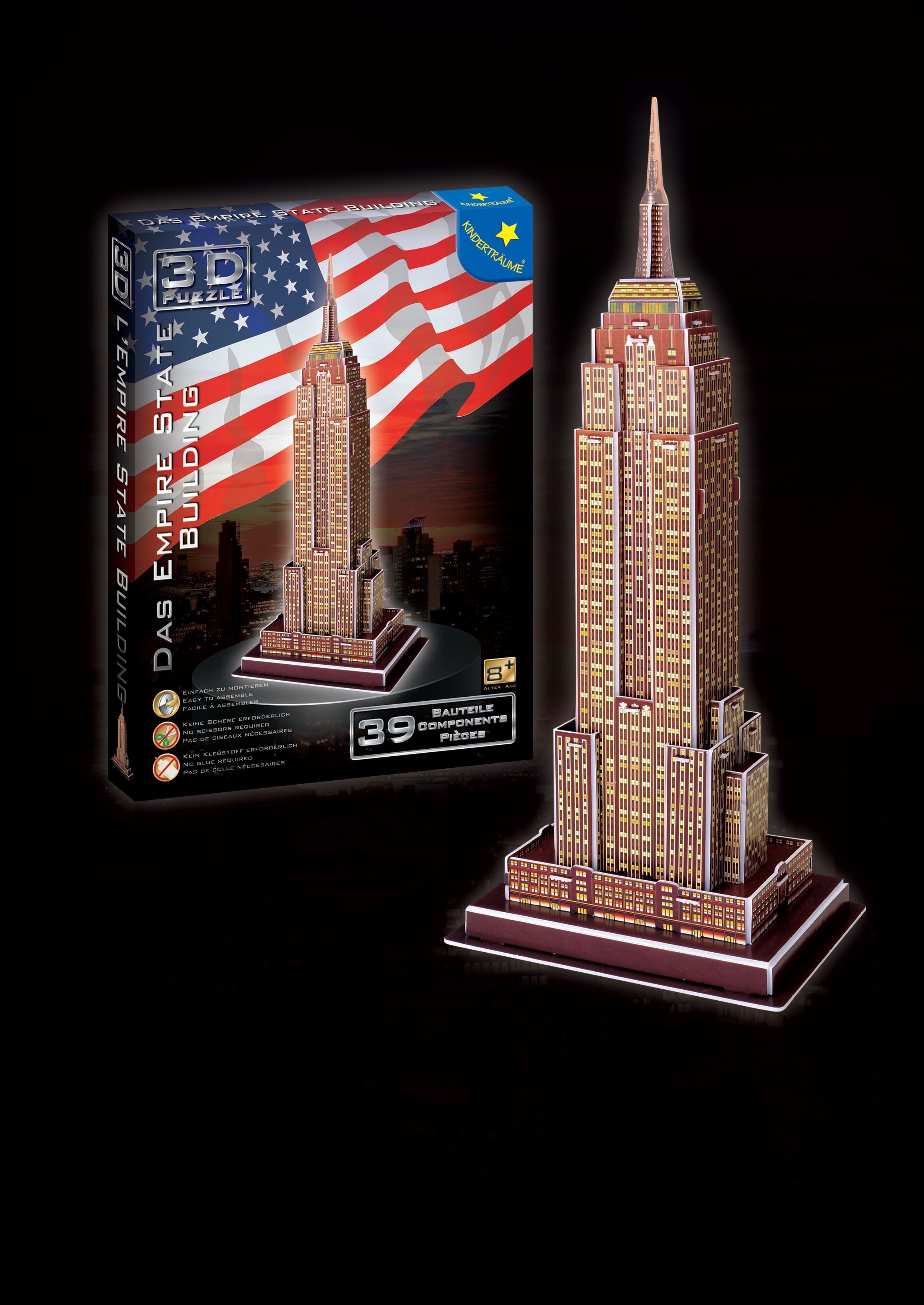 Puzzle 3D 39 piese Empire State Building
