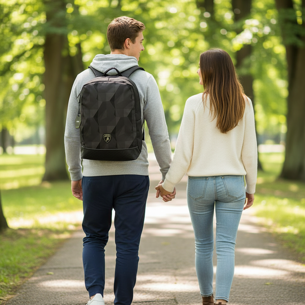 Rucsac sport Lamborghini gri