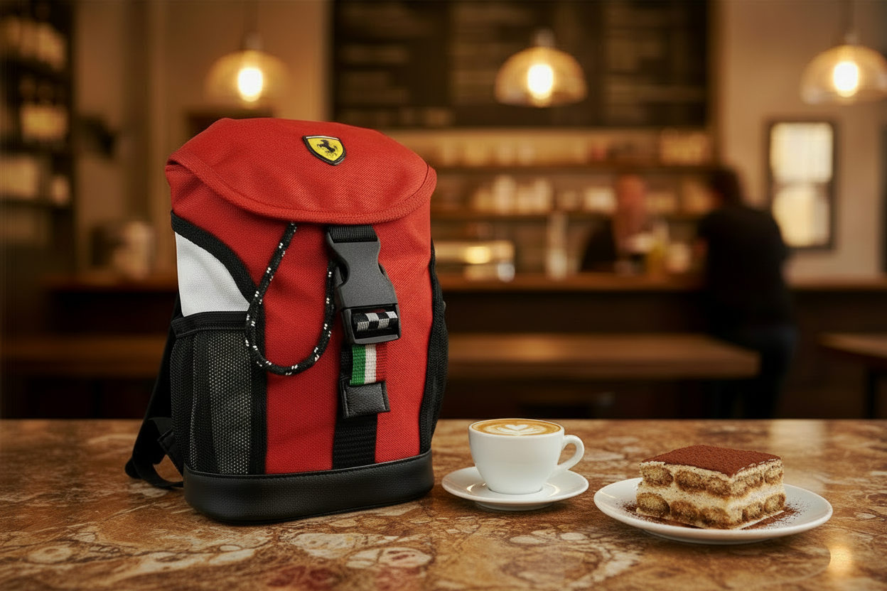 Rucsac Mini Ferrari rosu