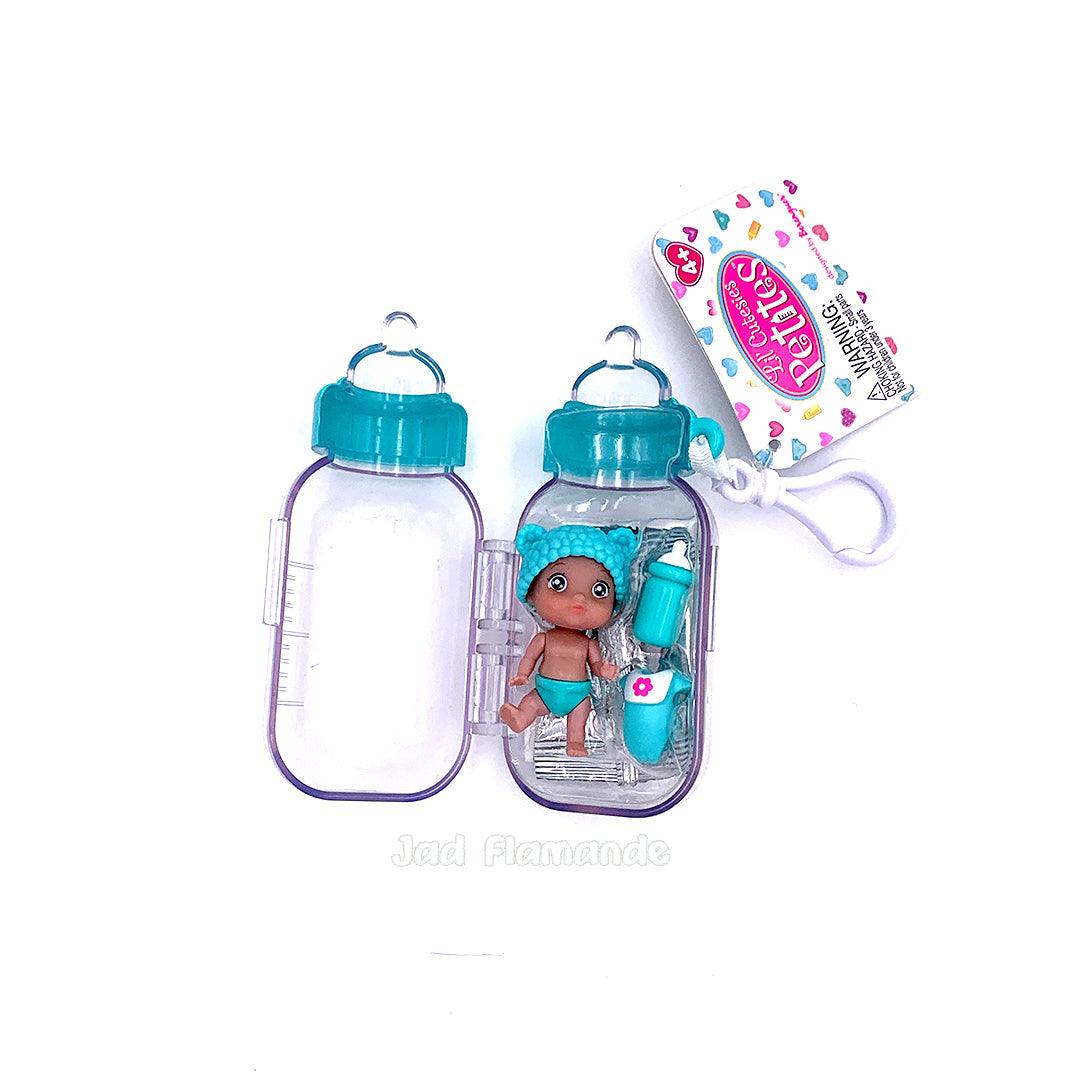 Set breloc Papusa Bebelus in biberon - Lil Cutesies - Nitzi.ro