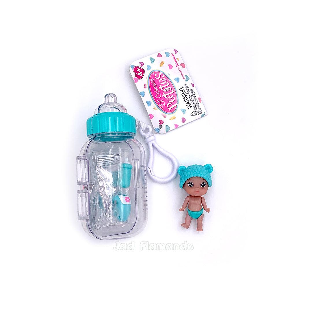 Set breloc Papusa Bebelus in biberon - Lil Cutesies - Nitzi.ro