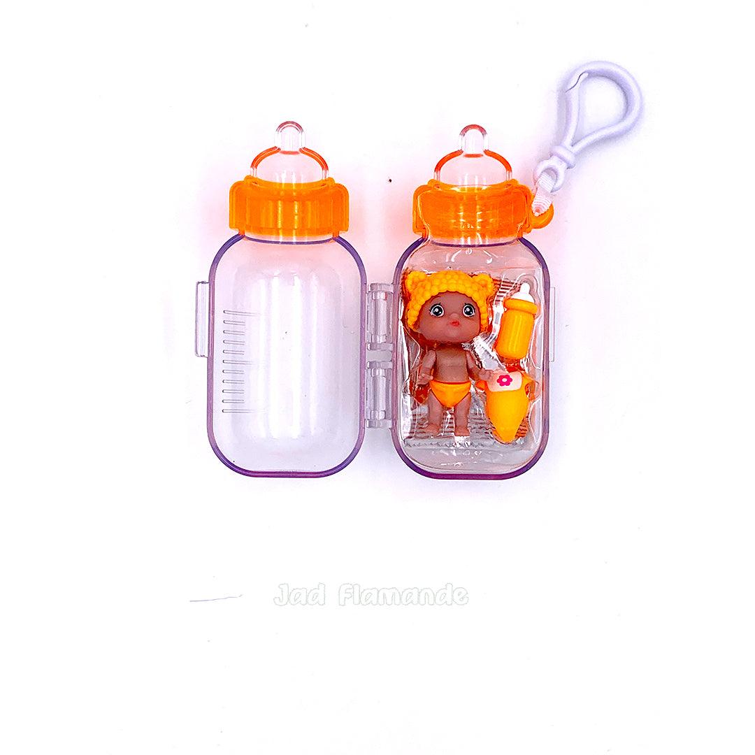 Set breloc Papusa Bebelus in biberon - Lil Cutesies - Nitzi.ro