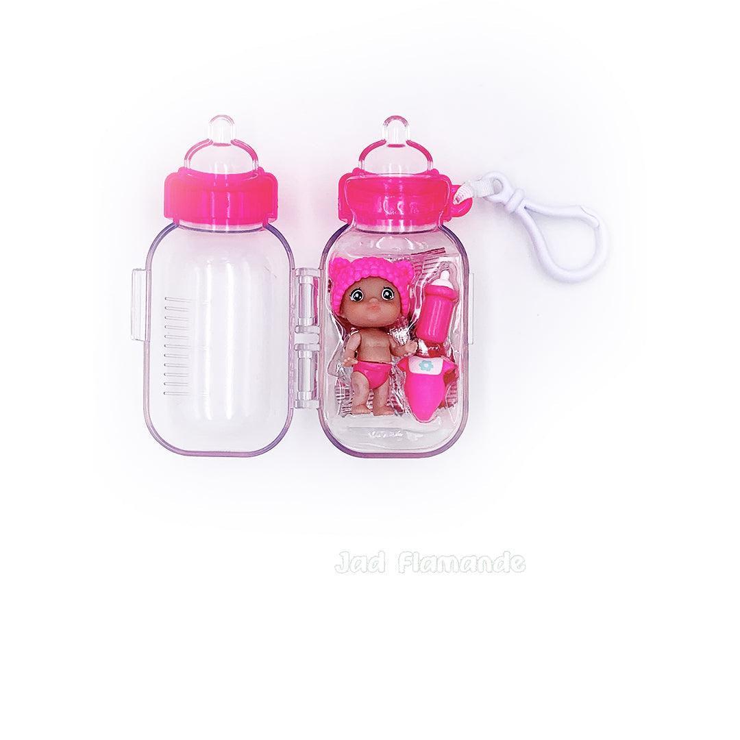 Set breloc Papusa Bebelus in biberon - Lil Cutesies - Nitzi.ro