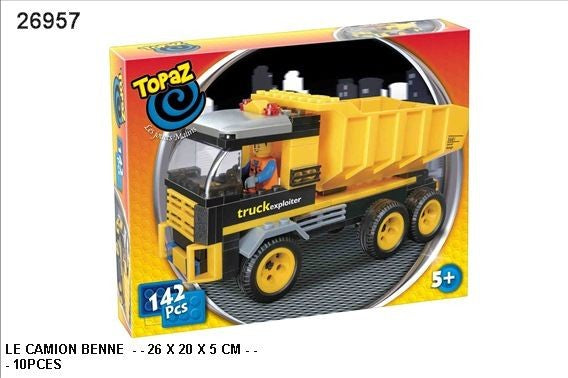 Set de construit tip lego -Basculanta-142 piese