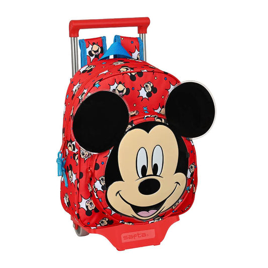 Ghiozdan cu troler clasa 0 Mickey Mouse - Nitzi.ro