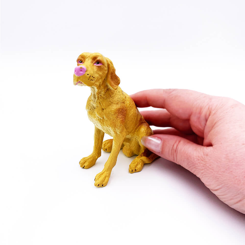 Caine Ciobanesc unguresc Vizsla figurina 11 cm - Nitzi.ro