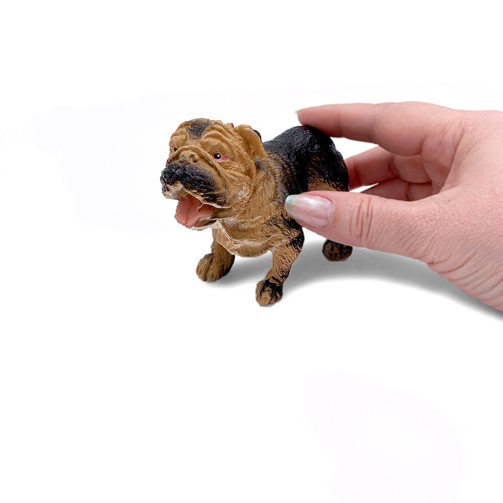 Caine Bulldog figurina 8 cm - Nitzi.ro