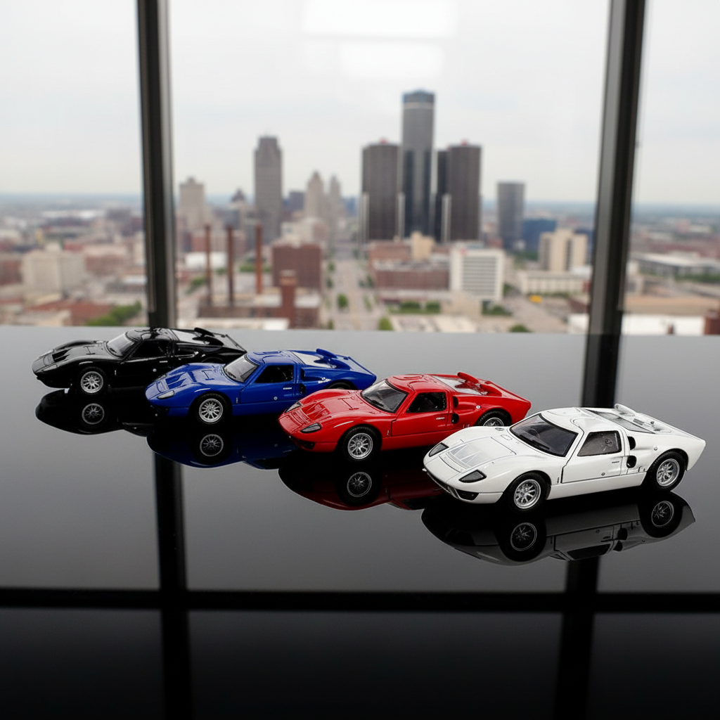 Masinuta diecast Ford GT40 MKII 1966 - 13 cm