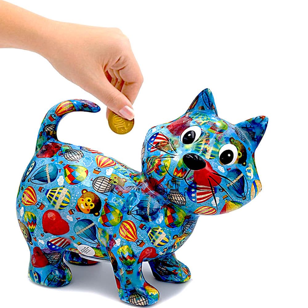 Decoratiune ceramica Pisica Kiki h18 cm