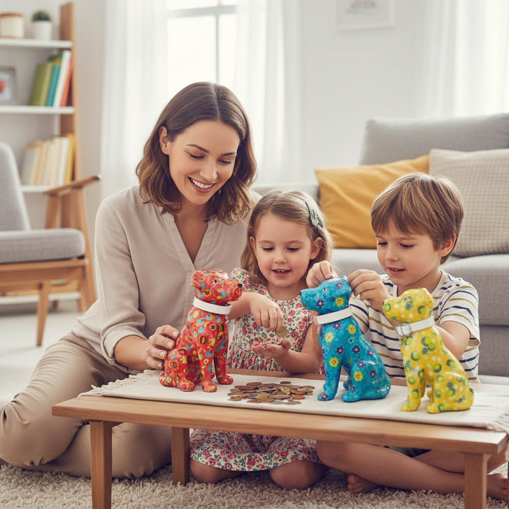 Decoratiune ceramica Caine Mylo h21.5 cm