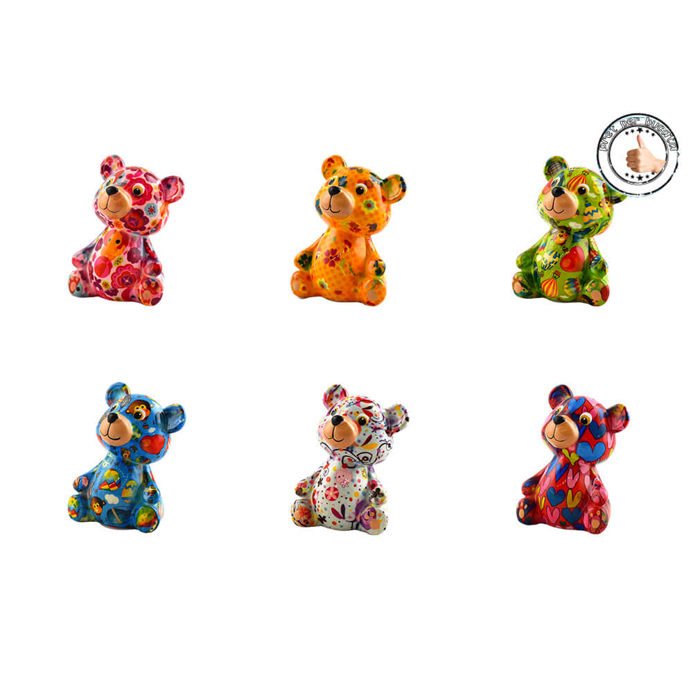 Decoratiune ceramica Ursulet Toto h11.8 cm