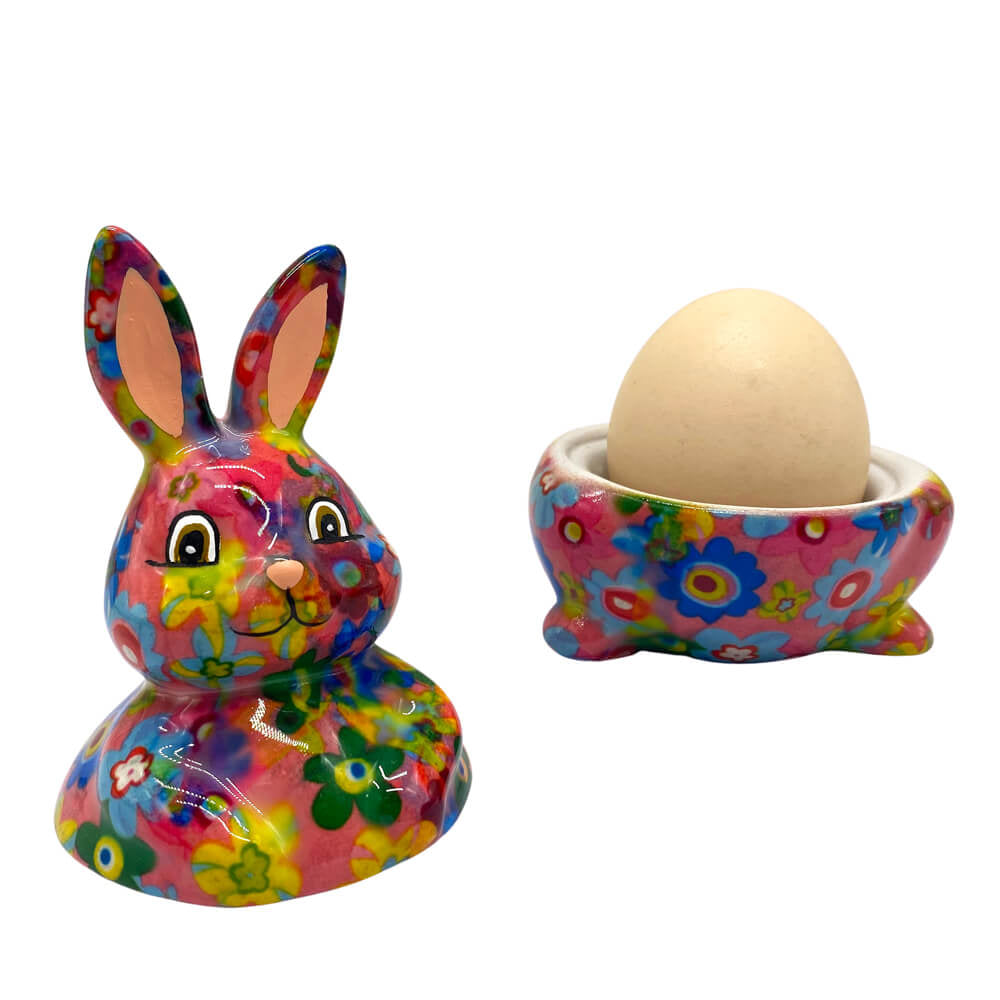Decoratiune ceramica Suport pentru ou fiert Iepuras Millie