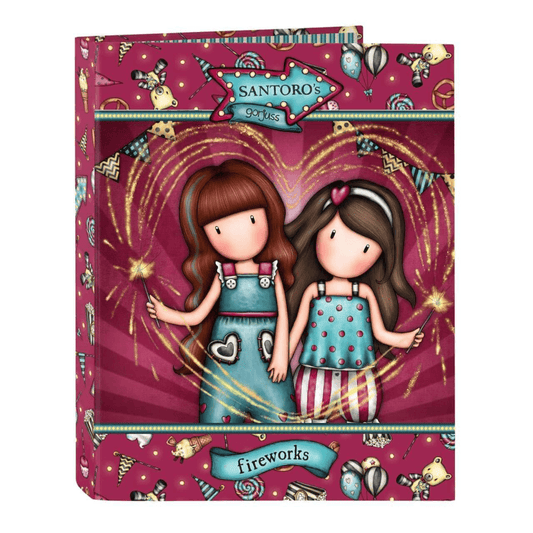 Caiet mecanic A4 Gorjuss Fireworks - Nitzi.ro