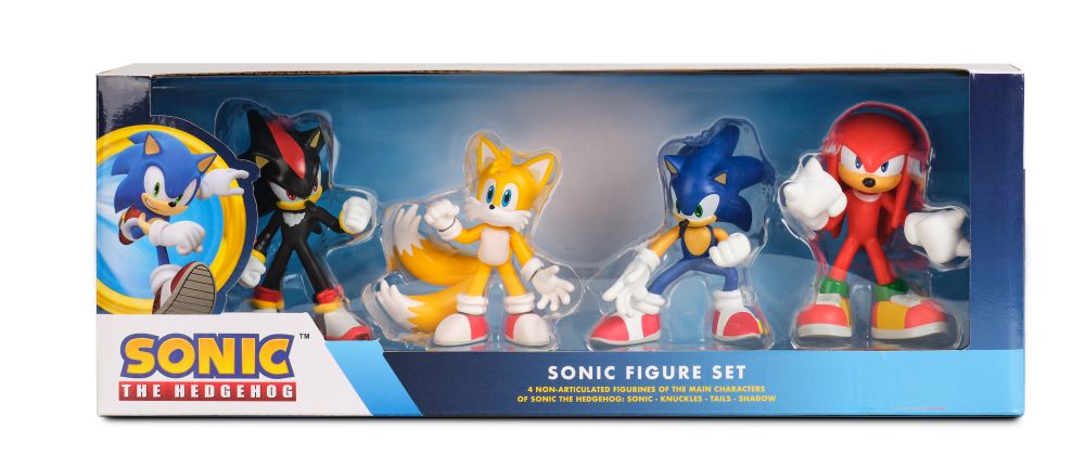 Set 4 Figurine Sonic