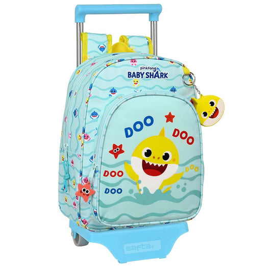 Troler clasa zero 33 cm Baby Shark cu sunet - Nitzi.ro
